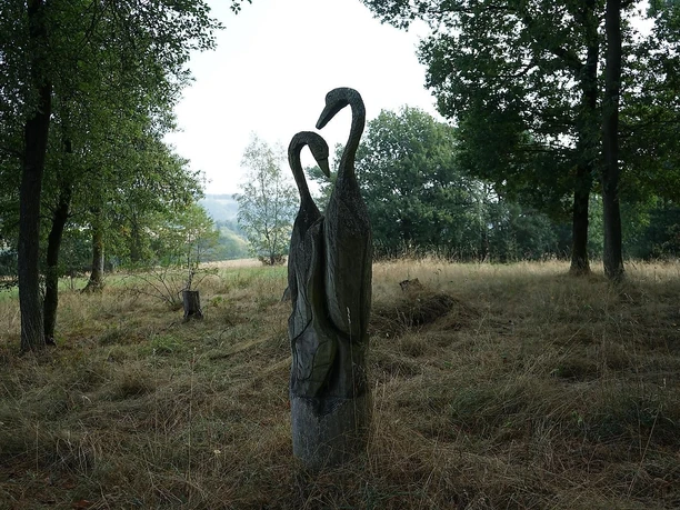 Skulptur im Landschaftspark Steinbüchel