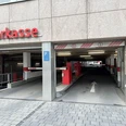 Parkhaus Sparkasse in Marburg - Einfahrt