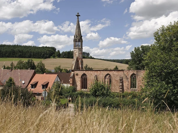 Blick auf das Kloster Rosenthal