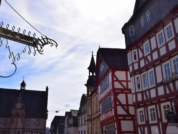Schild Haus der Romantik
