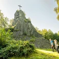 Das Highlight der Wanderung - der Druidenstein