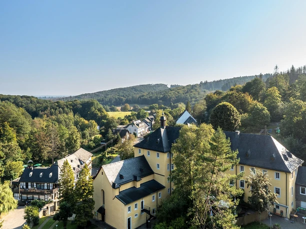 Kloster Marienthal von oben