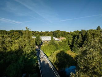 Blick auf den Brückemkopfpark Jülich