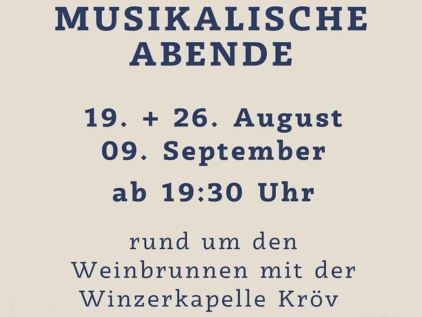 Plakat Musikalischer Abend