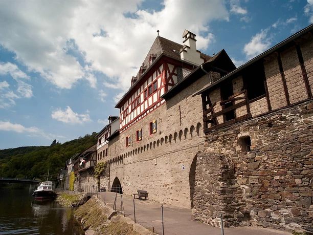 Unterhalb der Stadtmauer Dausenau