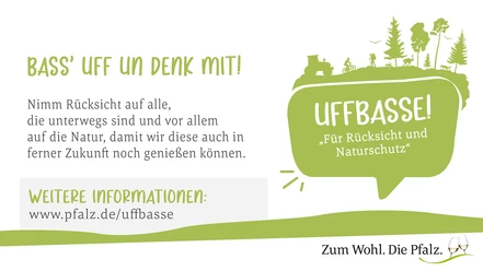 UFFBASSE! im Wald - Für Rücksicht und Naturschutz