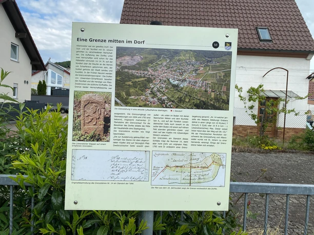 Eine Grenze mitten im Dorf