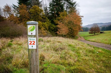 Beschilderung der Route Nr. 22