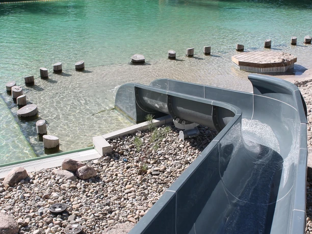 Rutsche in den Nichtschwimmerbereich