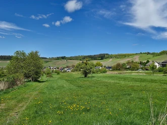 Blick auf Nieder- und Obermennig