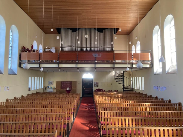 Innenansicht Orgelbühne