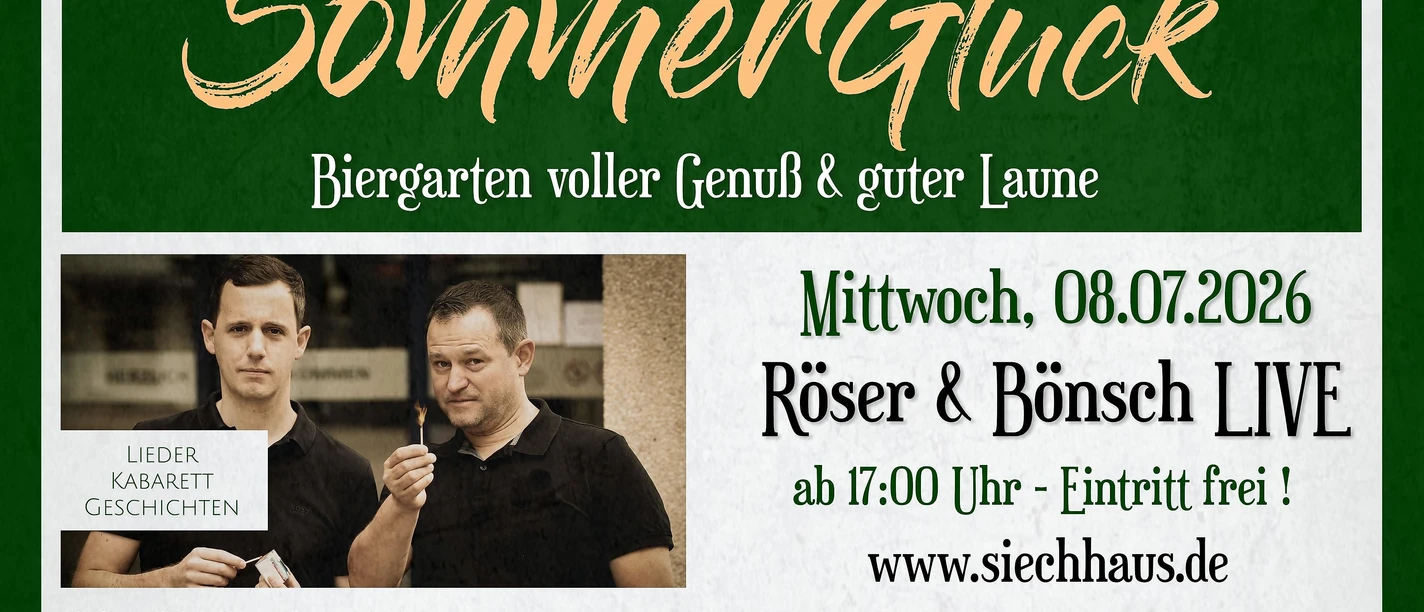 Röser und Bönsch im Siechhaus