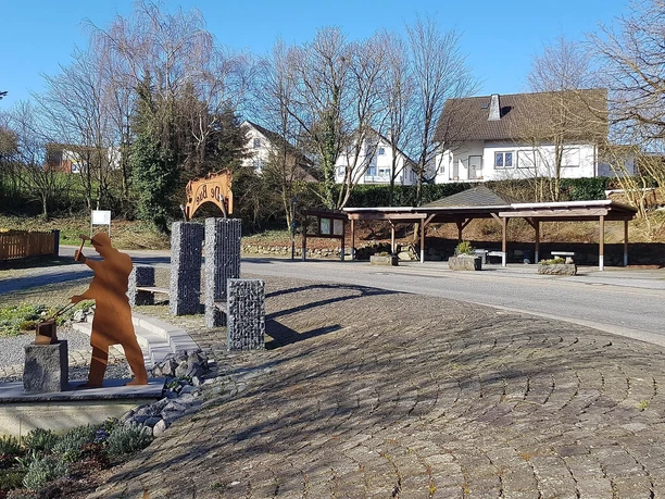 Dorfplatz "De Bue" in Kirchwald