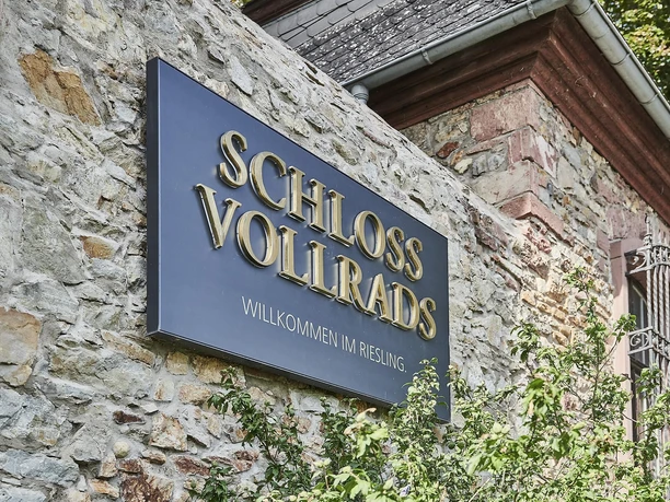 Schild Schloss Vollrads