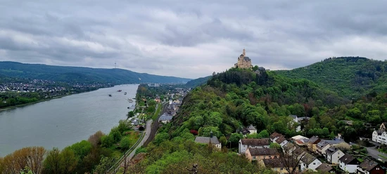 Aussicht auf Marksburg