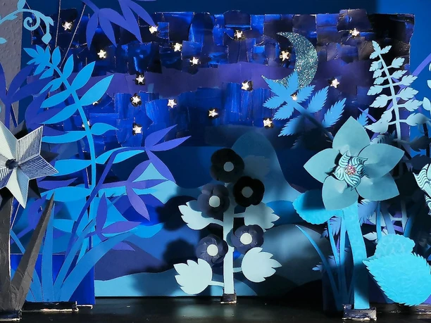 Kennt ihr Blauland - Papiertheater "Klein Auszeit"