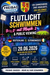 Flutlichtschwimmen