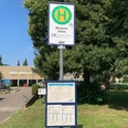 Bushaltestelle Ilbesheim Schule
