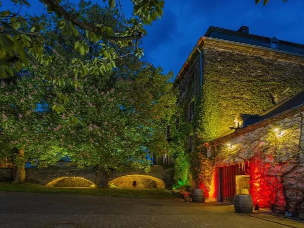 Weingut abends