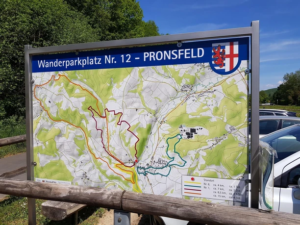 Pronsfeld, Wanderparkplatz Nähe Wohnmobilstellplat