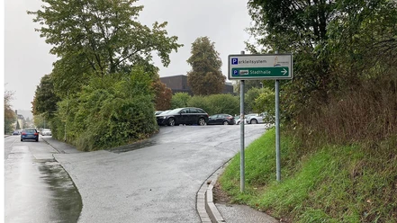 Kleiner Stadthallen Parkplatz