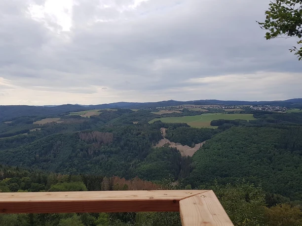 Blick von der Aussichtsplattform am Hochsimmer Blick von der Aussichtsplattform am Hochsimmer