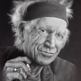 Klaus Busch, Porträt von Keith Richards