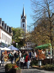 Wochenmarkt, Fußgängerzone, Hermeskeil, Hunsrück