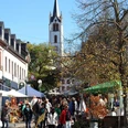 Wochenmarkt, Fußgängerzone, Hermeskeil, Hunsrück