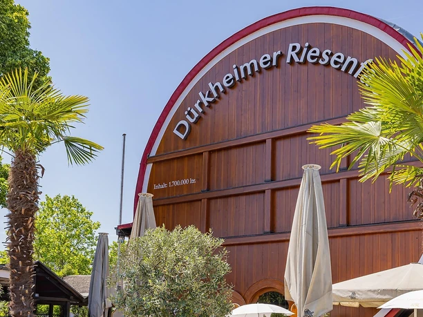 Das Dürkheimer Riesenfass auf dem Wurstmarktplatz