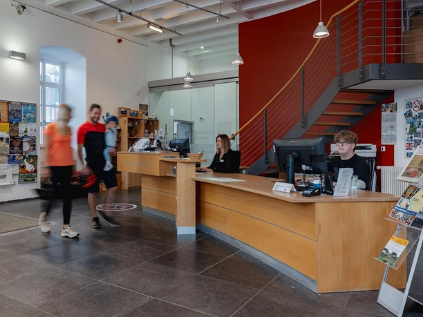 Innenbereich Tourist-Info Simmern-Rheinböllen