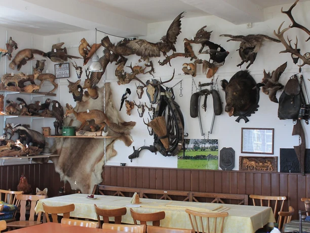 Trophäen in der Uraalt Scholl