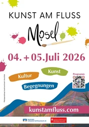 Plakat Kunst am Fluss