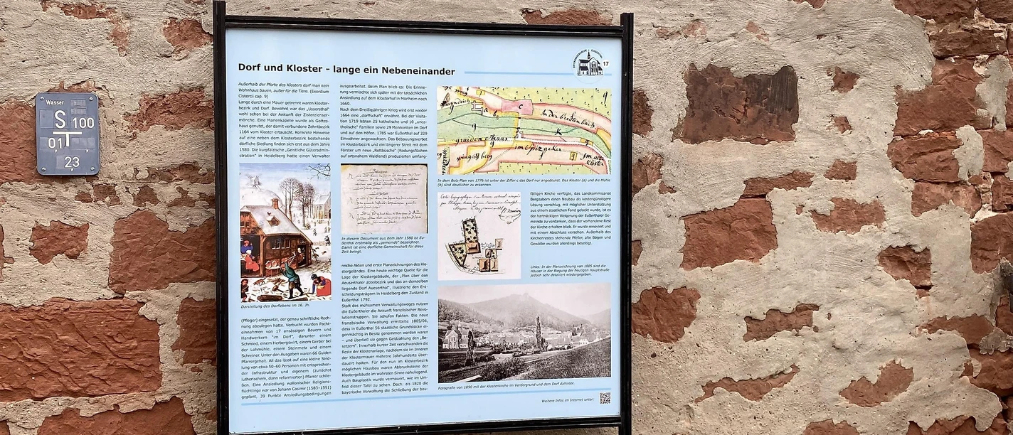 Dorf und Kloster- lange ein Nebeneinander