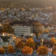 Stadtbild Bad Dürkheim im Herbst