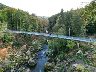 Hängebrücke über die Irreler Wasserfälle