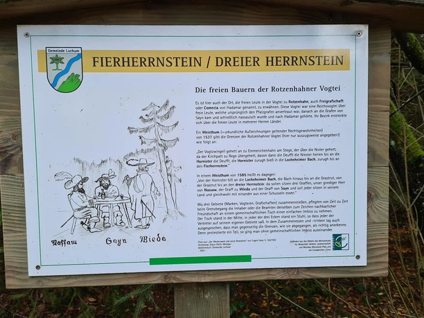 Info Tafel Fierherrenstein