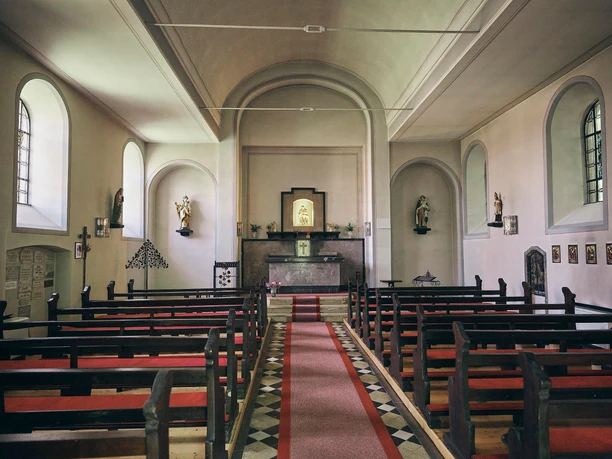 Innenansicht der Waldkapelle