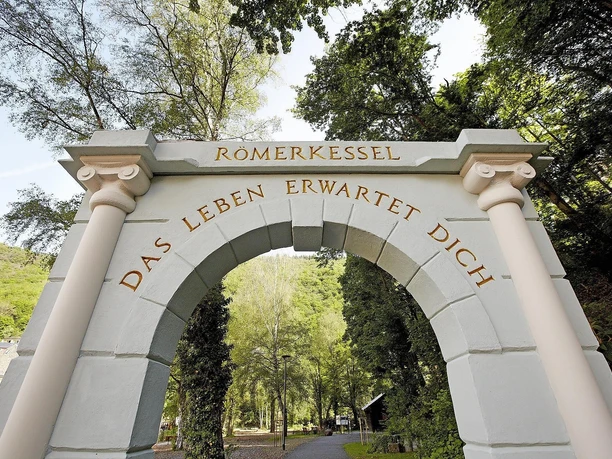 Landschaftstherap. Park Römerkessel - Eingang