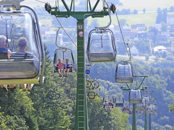 Sesselbahn in Saarburg