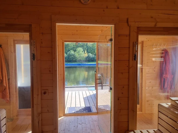 Sauna Natrufreibad Simmern (Blick auf das Wasser)
