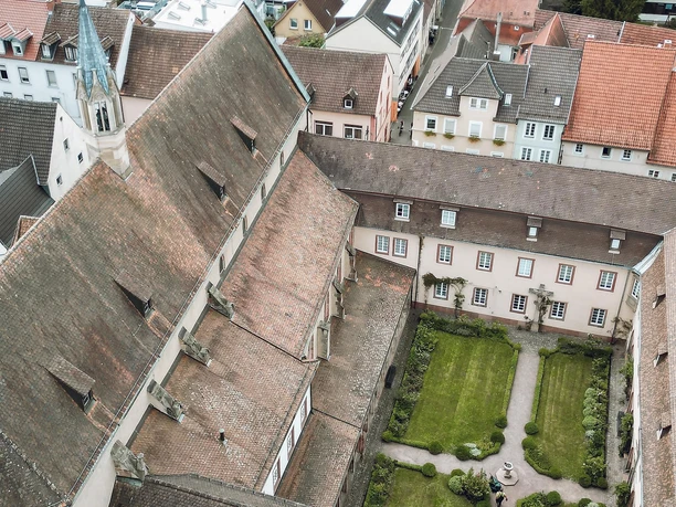 Augustiner Kloster von Oben