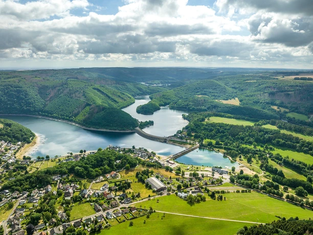 Blick auf den Rursee