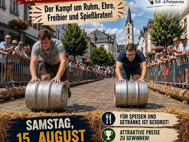 Bierfassrollen, Hermeskeil, Hunsrück