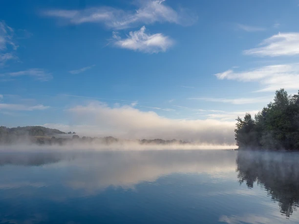 Morgennebel am Aartalsee