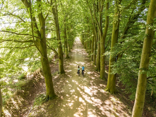auf dem Rad in Oud-Valkenburg