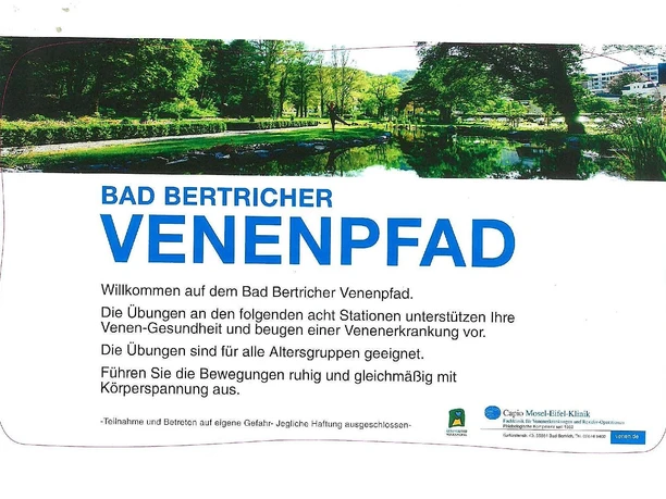 Venenpfad Bad Bertrich-Infotafel