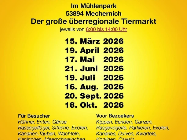 Terrminübersicht 2026