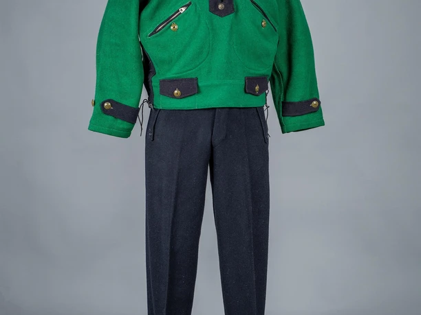 Outdoorkleidung: Skianzug aus Wolle, 1930er Jahre