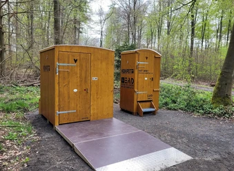 Kompost-WC im Lahnsteiner Kur und Heilwald